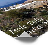 イタリア – エオリア諸島 – サリナ島 –  ポスター (角)