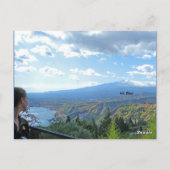 イタリア，エトナ山 ポストカード (裏面)