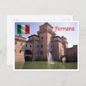 イタリア – エミリア・ロマーニャ – Ferrara – 外部ビュー – ポストカード (正面/裏面)