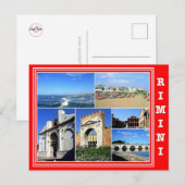 イタリア – エミリア・ロマーニャ – Rimini – モザイク –  ポストカード (正面/裏面)