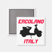 イタリア，エルコラノ，スクーター マグネット (正面/裏面)