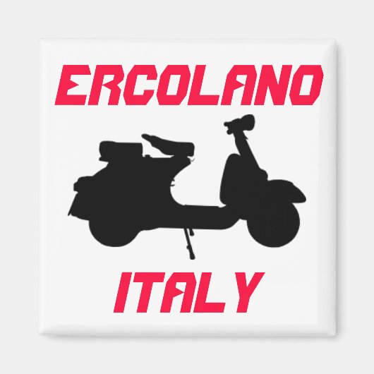イタリア，エルコラノ，スクーター マグネット (正面)
