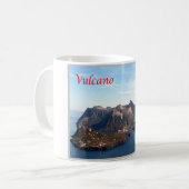 イタリア – エーオリアン諸島 – ストロンボリ火山 –  コーヒーマグカップ (正面左)