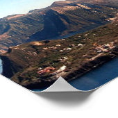 イタリア – エーオリアン諸島 – ストロンボリ火山 –  ポスター (角)