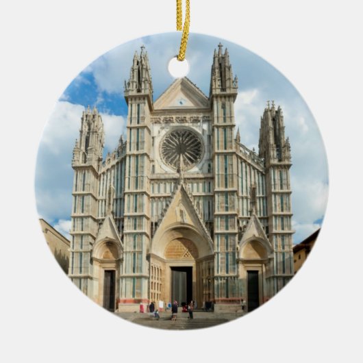 イタリア，オルビエト セラミックオーナメント (正面)