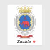 イタリア，カタニアの紋章 シール (シート)