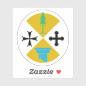 イタリア，カラブリアの紋章 シール (シート)