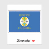 イタリア，カラブリア国旗 シール (シート)