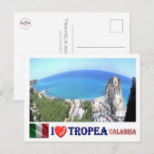 イタリア – カラブリア – トローピー – 大好き –  ポストカード (正面/裏面)