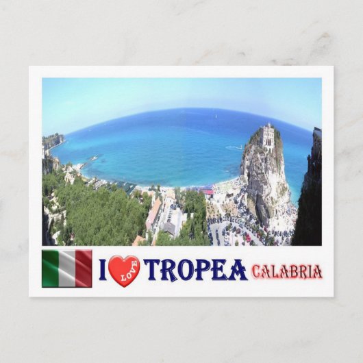 イタリア – カラブリア – トローピー – 大好き –  ポストカード (正面)