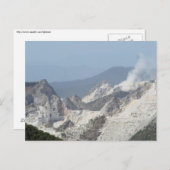 イタリア,カララの大理石の採石場の爆発 ポストカード (正面/裏面)