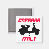 イタリア,カララ,スクーター マグネット (正面/裏面)