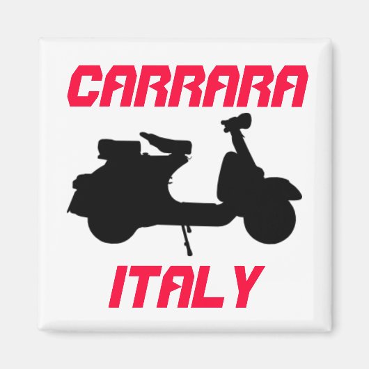 イタリア,カララ,スクーター マグネット (正面)