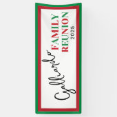 イタリア カラー ファミリー リユニオン 横断幕 (縦)