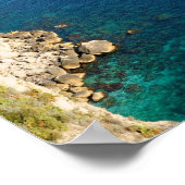 イタリア,カンパニア州カプリ島 ポスター (角)