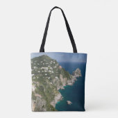 イタリア、カンパニア州、(ナポリ湾)、カプリ島 トートバッグ (裏面)