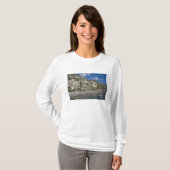 イタリア カンパニア州 ポジティターノの海岸 Tシャツ (正面フル)