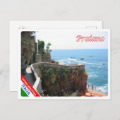 イタリア – カンパニア – アマルフィコースト – プライアーノ – ポストカード (正面/裏面)