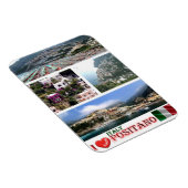 イタリア – カンパニア – アマルフィコースト – ポジターノ –  マグネット (右側)
