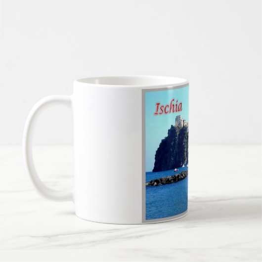 イタリア – カンパニア – イスキアイランドホテル コーヒーマグカップ (左)