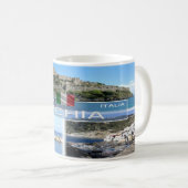 イタリア#カンパニア – イスキア –  コーヒーマグカップ (正面右)