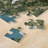 イタリア,カンパニア,ソレンティン半島,ポジターノ, ジグソーパズル (側面)