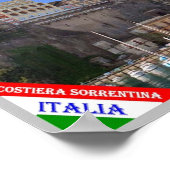 イタリア – カンパニア – ソレント – マリーナピッコーラ – ポスター (角)