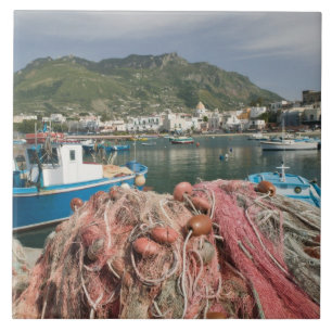 イタリア,カンパニア, (ナポリ湾),イスキア,フォリオ: タイル