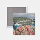 イタリア，カンパニア， （ナポリ湾）, ISCHIA, FORIO: マグネット (正面/裏面)