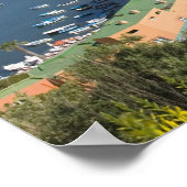 イタリア，カンパニア， （ナポリ湾）, ISCHIA, LACCO ポスター (角)