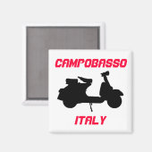 イタリア,カンポバスソ,スクーター マグネット (正面/裏面)