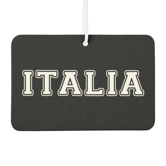 イタリア カーエアーフレッシュナー (正面)