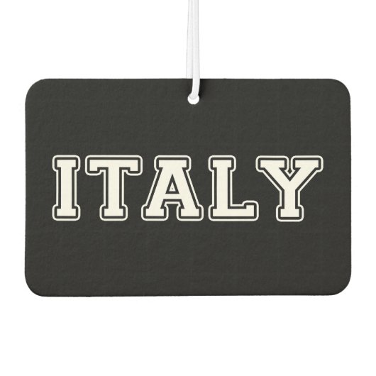 イタリア カーエアーフレッシュナー (正面)