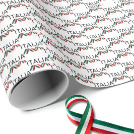 イタリア カーリーリボン ラッピングペーパー