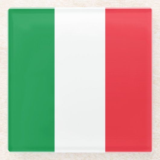 イタリア ガラスコースター (正面)