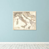 イタリア,ガリア・シアルピナ,シチリア,サルデーニャ キャンバスプリント (インサイチュ (ウッドフロア))