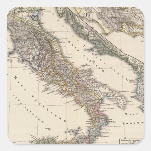 イタリア,ガリア・シアルピナ,シチリア,サルデーニャ スクエアシール (正面)