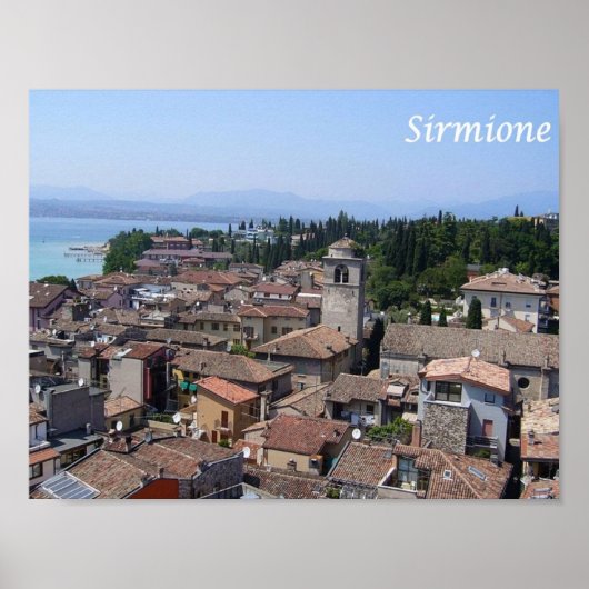 イタリア – ガルダ湖 – シルミオーネ –  ポスター (正面)