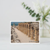 イタリア – ガルダ湖 – シルミオーネ – Grotte di Catullo ポストカード (スタンド正面)