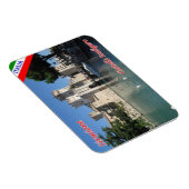 イタリア – ガルダ湖 – シルミオーネ – Scaligero Castle - マグネット (右側)