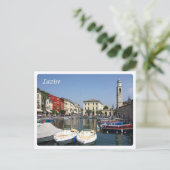 イタリア – ガルダ湖 – Lazise – ポート – ポストカード (スタンド正面)