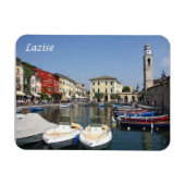 イタリア – ガルダ湖 – Lazise – ポート –  マグネット (横)