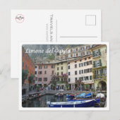 イタリア – ガルダ湖 – Limone del Garda - ポストカード (正面/裏面)
