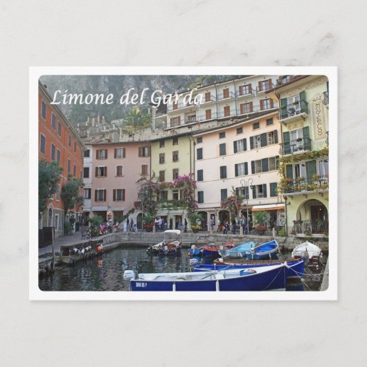 イタリア – ガルダ湖 – Limone del Garda - ポストカード (正面)