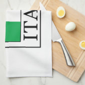 イタリア キッチンタオル (四つ折り)