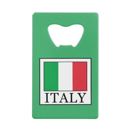 イタリア クレジットカード栓抜き (正面)