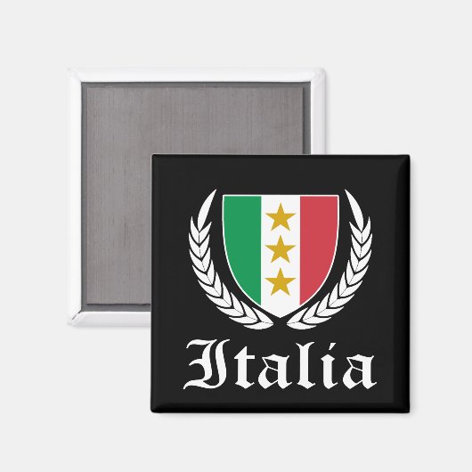 イタリア クレスト マグネット (正面/裏面)