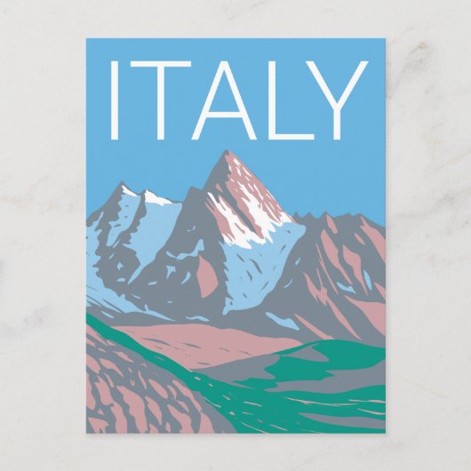 イタリア |グランパラディソ国立公園 ポストカード (正面)