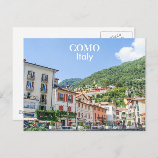 イタリア – コモタウンハウシズ ポストカード (正面/裏面)