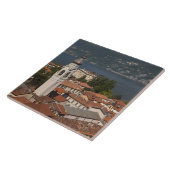 イタリア、コモ州、メナッジョ。町並みビューと2 タイル (側面)